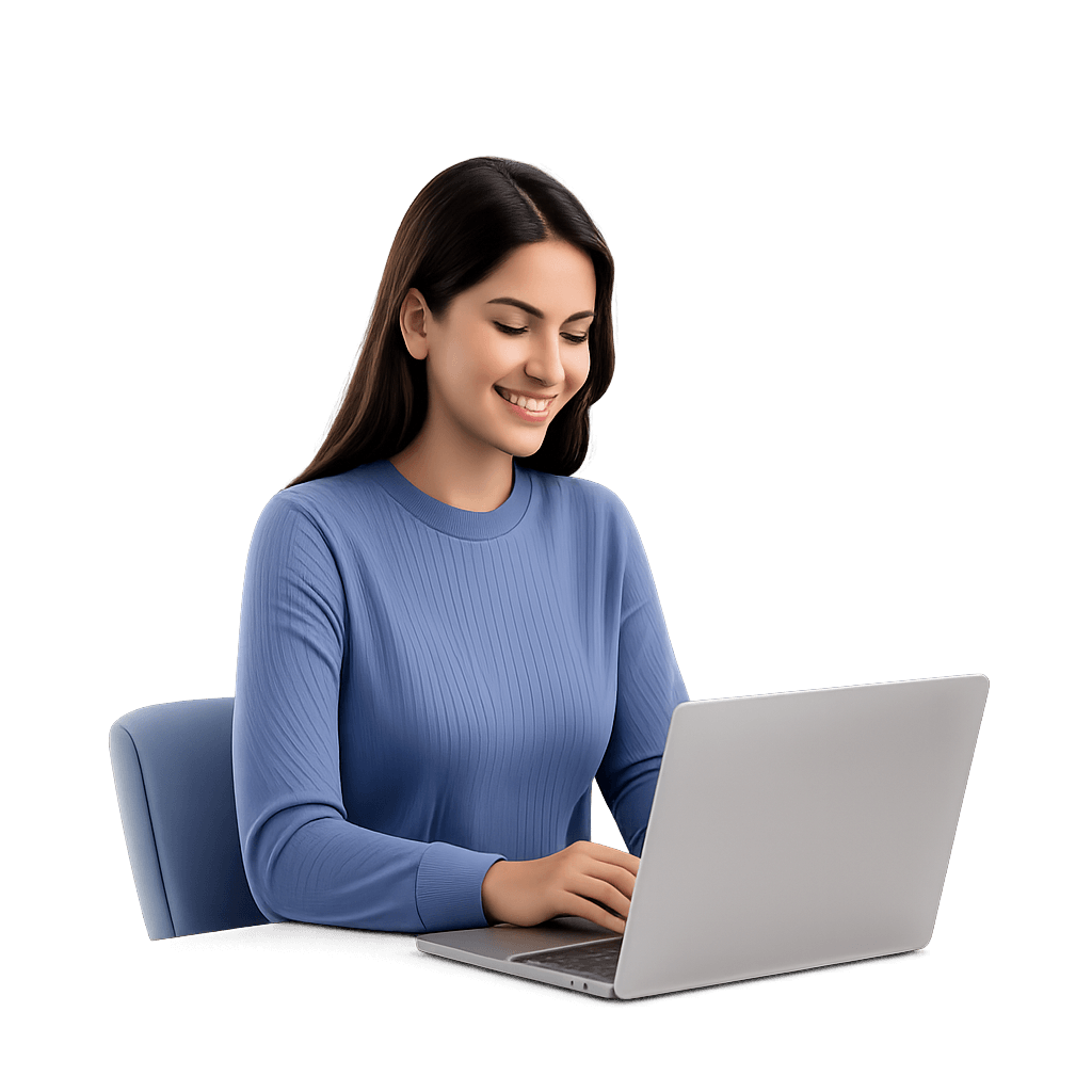 Professional woman on laptop